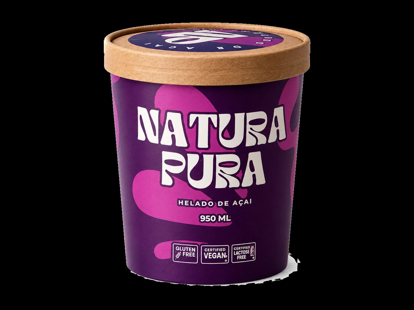 Helado de Açaí Natura Pura